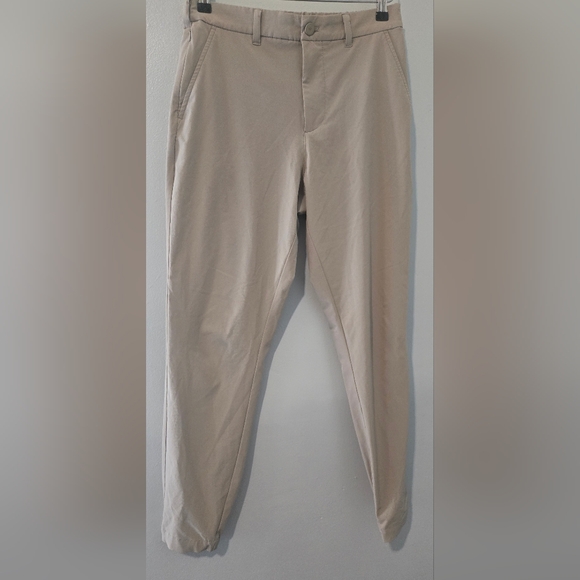 Mizzen+Main Other - Mizzen & Main Khaki Joggers 32"W Slim. 30" Inseam. EUC!